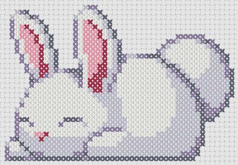 Download for freeFree cross stitch patterns for babies: Sleepy Bunny : Cross Stitch 4 Free at Cross Stitch 4 Free Pixel Art Animals, Sleepy Bunny, Free Cross Stitch Patterns, Free Cross Stitch Charts, Stitch Doll, Baby Cross Stitch Patterns, Cross Stitch Freebies, Cross Stitch Letters, Baby Pillow