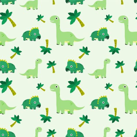 Background Dinosaur, Dinosaur Patterns, Dino Pattern, Tree Cartoon, Dinosaur Prints, Penguin Cartoon, Rainbow Cartoon, Dino Print, Dinosaur Wallpaper