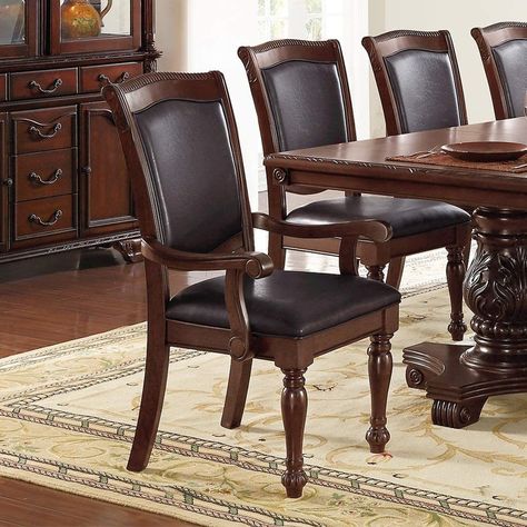 Vintage Majestic Royal Dining Table| 2x Cushioned Arm Chairs | 6x Cushioned Side Chairs Buy it now. Visit our Website. Link in Bio! #vintage #magestic #canada #kursimaeez #dining #table #comfy #affordability #bestprices Brown Dining Room, Brown Dining Chairs, Brown Armchair, Feature Chair, Wood Arm Chair, Arm Chairs, Dining Arm Chair, Side Chairs Dining, Upholstered Seating