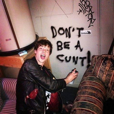 Matt Hitt, A Man, Graffiti, Writing, Wall