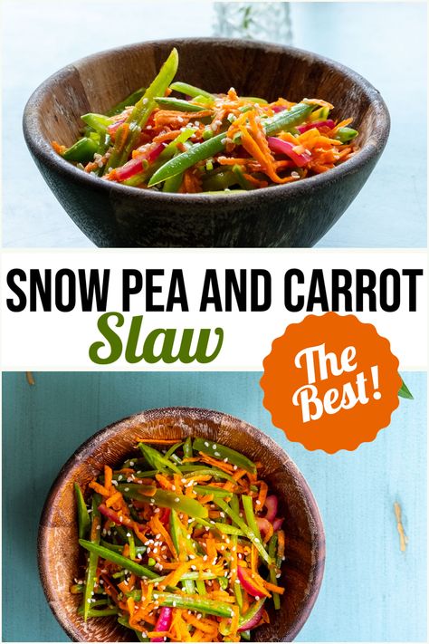 Snow Peas Recipe Salad, Sugar Snap Pea Salad Recipes, Snap Pea Salad Recipes, Snow Peas Salad, Asian Snow Peas Recipe, Snow Peas Recipe Side Dishes, Snow Pea Recipes, Snow Pea Salad Recipe, Snow Pea Salad