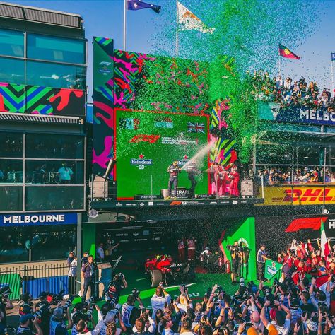 Australia Grand Prix Aesthetic, Australian Grand Prix 2024, Australian Grand Prix Formula 1, Australian Grand Prix, Sports Signs, Dj Booth, Formula Racing, Formula 1 Car, Automotive Photography