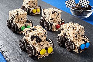 Cars Birthday Party Food, Nascar Party, Birthday Party Food Ideas, Cars Birthday Party, Fund Raiser, Krispy Treats, Race Party, Party Food Ideas, Transportation Theme