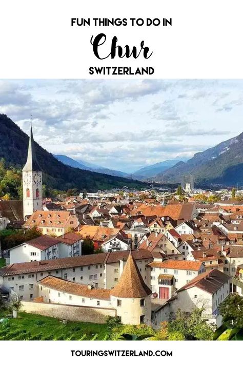 Is Chur worth visiting? Yes, definitely! Here are some 8 fun things you can do in Chur - the alpine city of Switzerland. #chur #grisons #graubünden #switzerland #myswitzerland Switzerland People, Chur Switzerland, Switzerland Tour, Switzerland Vacation, Switzerland Cities, Chur, Switzerland Travel, Zermatt, City Trip