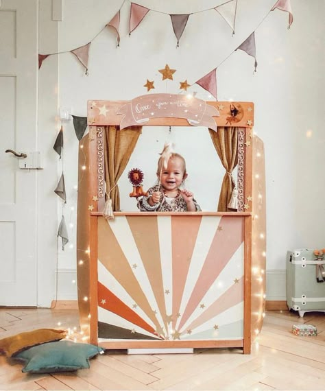 Stile Boho Chic, Kids Room Inspiration, Puppet Theater, Set Style, Kids Interior, The Ceiling, Kids Playroom, Kid Spaces, Kids' Room