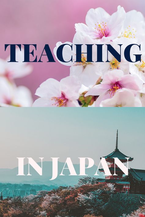 Two pictures of japan, one of Sakura (cherry blossom) and the other of a Japanese shine. School Romanticized, English Teacher In Japan, Teaching In Japan, Life In Japan, Teaching Esl, Vision Board Quotes, English Teachers, Japanese School, English Teacher