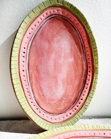 Mother Mary oval dishes : OAXACA collection Inspired by the eclectic markets + colorful murals of Oaxaca, Mexico #oaxaca #mexico #mexicanart #sideplate #pottery #ceramics #ceramicart #smallbatch #shopsmall #oval #mothermary Snack Dishes, Colorful Murals, Ceramic Inspiration, Snacks Dishes, Pottery Ceramics, Mexican Art, Mother Mary, Side Plates, Ceramic Art