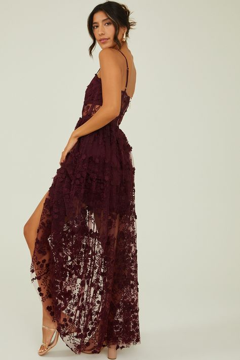 Evangeline Floral Maxi Dress in Burgundy | Altar'd State Floral Overlay, Wedding Branding, Altard State, Burgundy Dress, Plus Size Shopping, Easy Breezy, Boho Maxi, Altar'd State, Floral Maxi