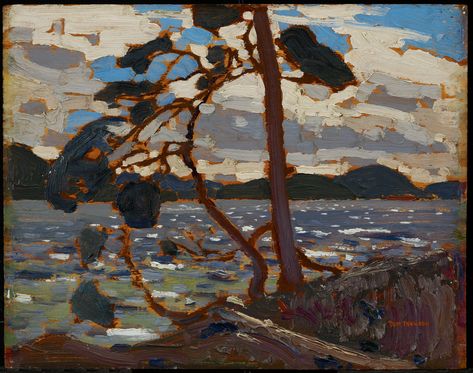 Tom Thomson Group Of Seven Paintings, Tom Thomson Paintings, Franklin Carmichael, Sky And Water, Art Gallery Of Ontario, Tom Thomson, Canadian Landscape, Canadian Painters, Emily Carr