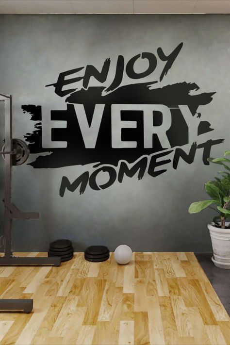 Enjoy Every Moment Workout Room Vinyls