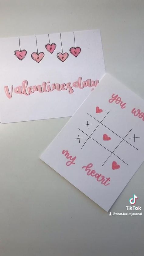 Letter Ideas For Valentines Day, Cute Notes For Valentines Day, Cute Valentines Cards For Boyfriend Diy Valentine's Day, Cute Cards For Valentines Day, Valentines Cards Ideas Aesthetic, Diy Easy Valentines Day Cards, Valentines Cards Ideas For Him, Valentines Gift Card Ideas Easy Diy, Valentine's Card Ideas Aesthetic