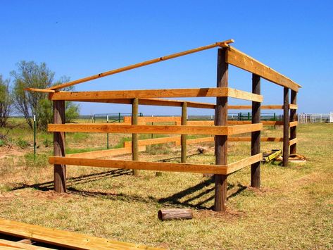 Horse Lean To Shelters Easy Diy, Horse Shelter Plans, Horse Run In Shelter, Diy Horse Shelter, Pasture Shelter, Lean To Shelter, Horse Shelters, Horse Shed, Pole Barn Plans