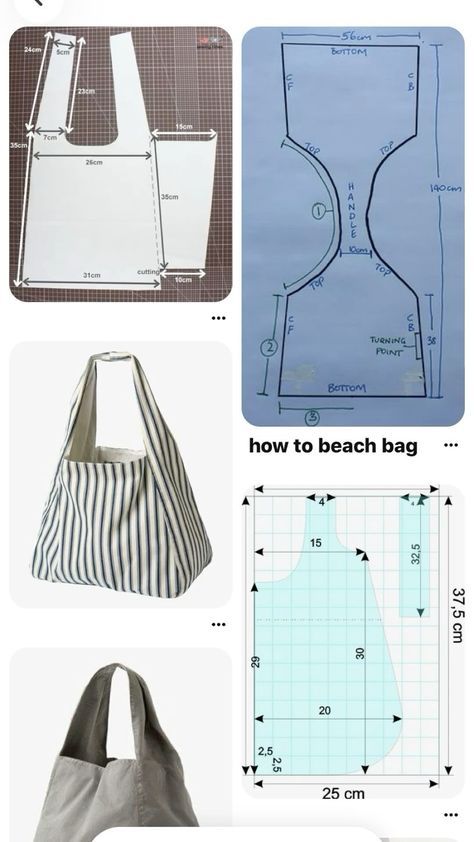 Large Bag Sewing Pattern, Bag Template Sewing, Diy Shopper Bag, Feed Bag Tote Pattern, Free Pdf Sewing Patterns Bags, How To Sew Bag, How To Make Tote Bags, How To Make A Purse, How To Make A Bag