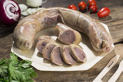 Horse meat boiled sausage"Qaziy"/Tatar food Horse Meat, Meat