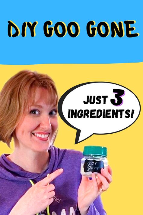 MY 3 ingredient nontoxic recipe for DIY Goo Gone Diy Goo Gone, Goo Gone Alternative, Homemade Goo Gone, Goo Gone, Carpet Tape, Small Glass Jars, Laminate Floors, Lemon Oil, Price Sticker