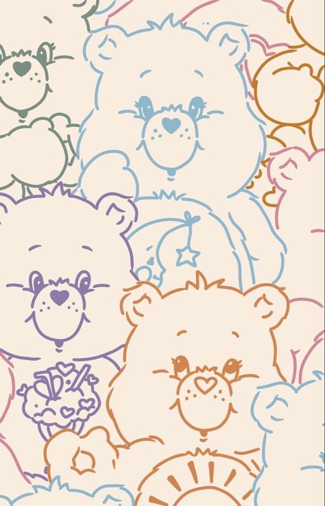 Cute Wallpapers Care Bears, Care Bear Wallpaper Aesthetic, Care Bear Background, Care Bears Wallpaper Iphone, Care Bears Aesthetic Wallpaper, Carebears Aesthetic Wallpaper, Care Bear Aesthetic, Care Bear Wallpaper, Care Bears Aesthetic