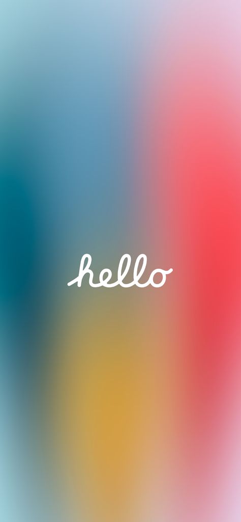 New Gradient - Hello | LockScreen - Wallpapers Central Iphone Hello Wallpaper Hd, Hello Iphone 13 Wallpaper, Hello Wallpaper Aesthetic, Hello Apple Wallpaper, Iphone Hello Wallpaper, Hello Iphone Wallpaper, Hello Wallpaper Iphone, Hd Apple Wallpapers, Lockscreen Aesthetic Iphone Wallpapers