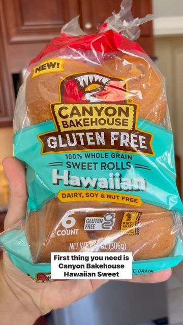 Gluten Free Hawaiian Sweet Rolls, Gluten Free Sliders Recipes, Gluten Free Sliders, Hawaiian Bread Sliders, Gluten Free Hawaiian Rolls, Dairy Free Mayo, Hawaiian Ham, Hawaiian Sweet Breads, Gluten Free Food List