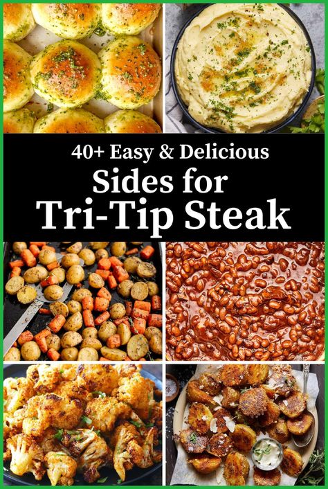 Hosting a tri tip dinner and need side dish ideas? Pair your tri tip steak or beef tri tip with easy side dish recipes like Crockpot Green Beans or Sheet Pan Roasted Peas. These sides dish for tri tip are perfect for any occasion, from casual dinners to special gatherings. Find out what to serve with tri tip and make your meal stand out. Save the recipe for later. Sides For Tri Tip, Tri Tip Sides, Tri Tip Dinner, Cajun Corn On The Cob, Roasted Pepper Recipes, Tri Tip Steak, Tri Tip Roast, Cajun Corn, Easy Broccoli Casserole