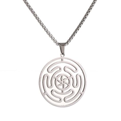 PRICES MAY VARY. Hecate’s Wheel: It is a symbol featuring a central six-sided star surrounded by a circle, a triple-sided labyrinth, and an outer circle. It appears alongside the goddess Hecate who is the ancient Greek lunar goddess. Necklace Size: 1.5*1.5 inch; Chain Length: 23 inch. It is made of stainless steel, durable and comfortable. Great Gift: Wiccan gift for Halloween, Christmas, Thanksgiving, birthday for girls, teens, women, homecoming, holidays, New Year’s Eve, or Mother's Day. Vario Hekate Wheel, Lunar Goddess, Goddess Hecate, Classical Antiquity, Goddess Necklace, Amulet Necklace, Necklace Size, Amazon Gifts, Thanksgiving Birthday