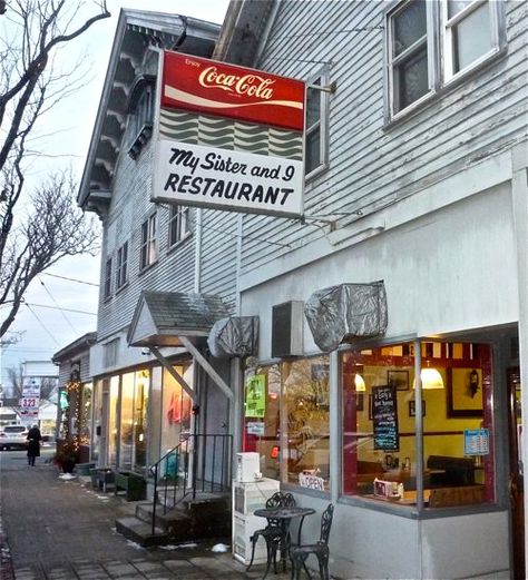 My Sister and I: A Most Welcoming Restaurant in Bridgewater MA... http://visitingnewengland.com/my-sister-and-i-restaurant-bridgewater-ma.html #BridgewaterMA #MySisterAndIBridgewater Bridgewater Massachusetts, Old Days, Remember When, Genealogy, Massachusetts, New England, Times Square, New World, Boston