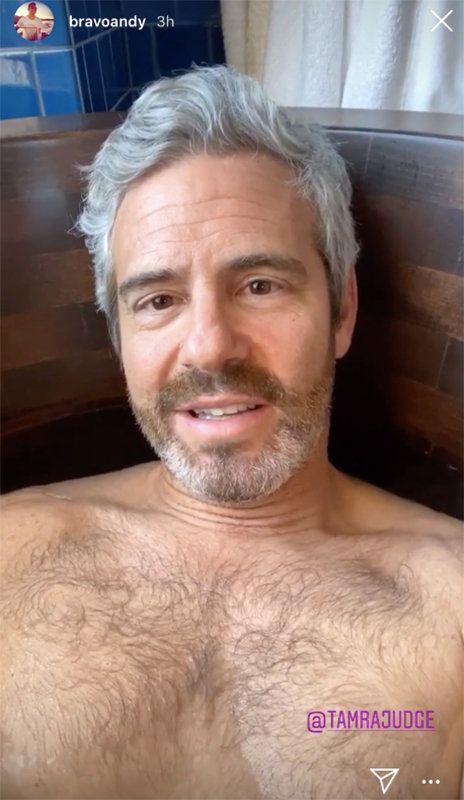 Andy Cohen Shares Look at His Unique Bathtub | Style & Living Tamra Judge, Andy Cohen, Film Watch, Spa Like Bathroom, Bravo Tv, Muscle Relaxer, West Village, Attractive People, Instagram Story