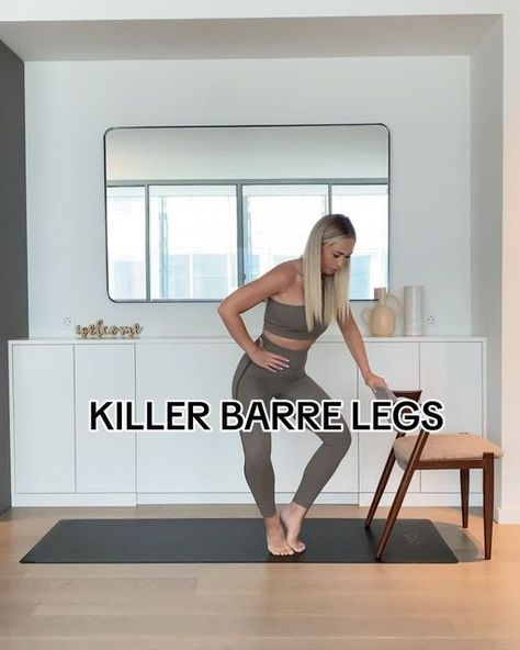 Barre Leg Workout, Wall Pilates, Workout Program Gym, Leg Workout At Home, Workout Program, Barre Workout, Home Workouts, Sweat It Out, Lower Body Workout