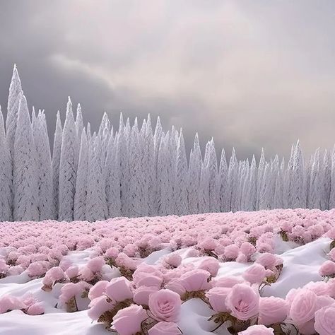 Roses In Snow, Flowers In Snow, Frozen Roses, Snow Rose, Frozen Rose, Snow Night, Snow Flower, Boquette Flowers, Beautiful Pink Roses