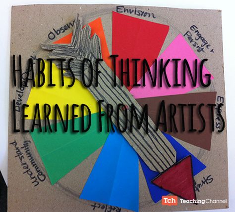 Studio Habits Of Mind, Art Bulletin Boards, Art Teacher Resources, Elementary Art Rooms, Creative Thinking Skills, Habits Of Mind, Arts Integration, Creative Problem Solving, Art Curriculum