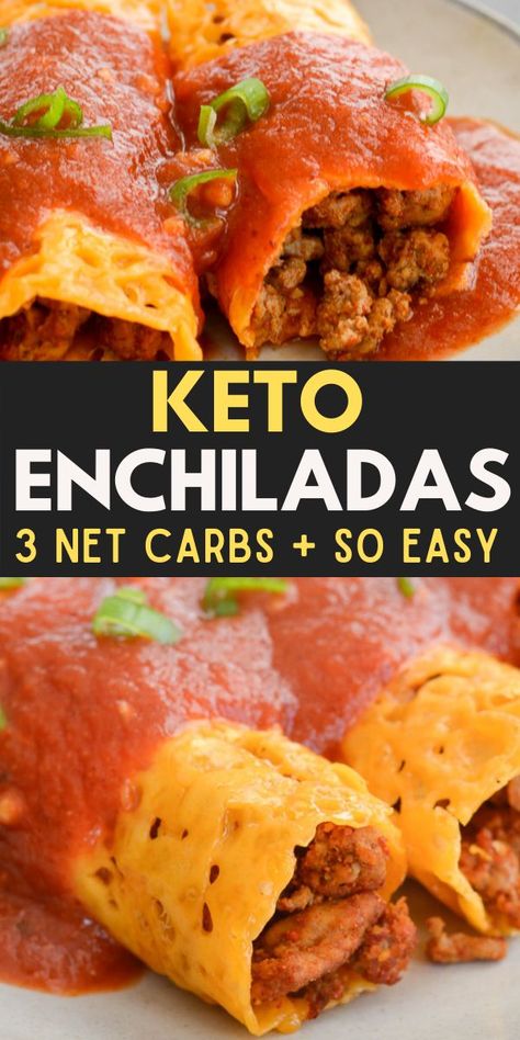 17 minutes · Serves 4 · These Easy Keto Enchiladas require only a few ingredients and a couple minutes to make! One serving of three loaded enchiladas is just 3 net carbs! Easy Keto Enchiladas, Loaded Enchiladas, Wl Recipes, Enchiladas Keto, Keto Enchiladas, Keto Mexican Recipes, Keto Basics, Low Carb Enchiladas, Fantastic Recipes