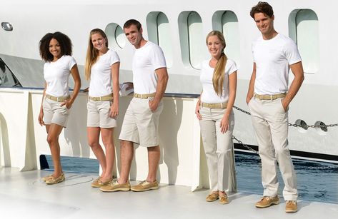 Luxury Hotel Staff Uniform, Boat Crew Uniform, Yacht Crew Uniform, Nautical Uniform, Yacht Uniform, Uniform Office, 90s Fashion Outfits Hip Hop Party, Restaurant Uniforms, Hotel Uniform