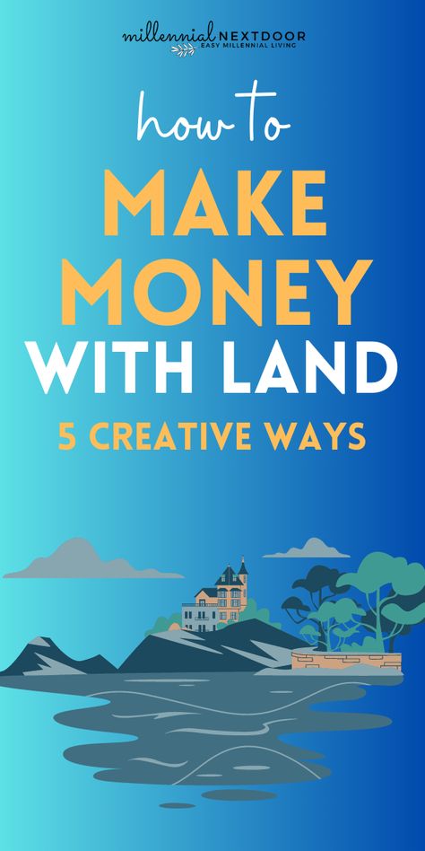 5 Real Ways How to Make Money with Land Making Money Off Your Land, Farming Business Ideas, Agricultural Business Ideas, Seasonal Business Ideas, Land Development Ideas, Buying Land To Build A House, Farming Ideas Agriculture, Agriculture Ideas, Land Investing