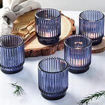 Table Decorations Navy Blue, Wedding Table Decorations Navy, Blue Votive Candle Holders, Floating Candle Decorations, Candle Votive Centerpiece, Blue Candle Holders, Navy Blue Decor, Clear Glass Candle Holders, Candle Table Decorations