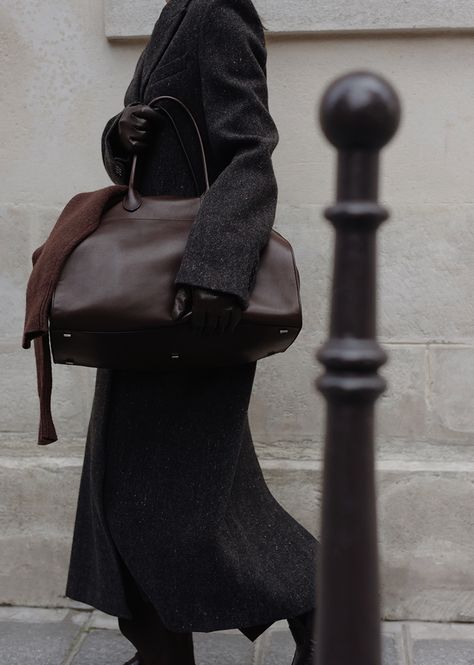 Massimo Dutti Loafers, Margaux Bag, Brown Trousers, Bag Outfit, Fall Inspo, Aesthetic Outfit, Autumn Outfit, Fall Looks, Massimo Dutti