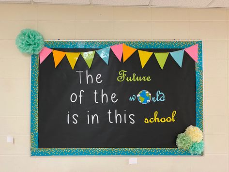 Elementary Bulletin Board Ideas Hallways, Bulletin Board Ideas Hallways, Elementary Bulletin Board Ideas, Hallway Bulletin Boards, Back To School Bulletin Boards, Bulletin Board Ideas, School Bulletin Boards, Classroom Door, School Decorations