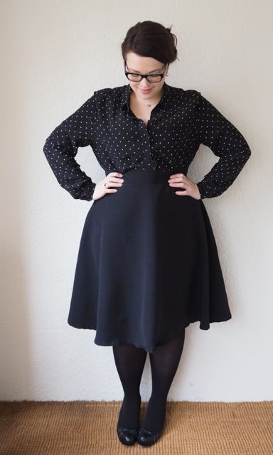 So cute! Plus Size Office Goth, Office Goth Work Outfits Plus Size, Plus Size Vintage Outfits, Flattering Plus Size Dresses, Plus Size Outfits Casual, Plus Size Fashion Tips, Frou Frou, Looks Black, Plus Size Kleidung