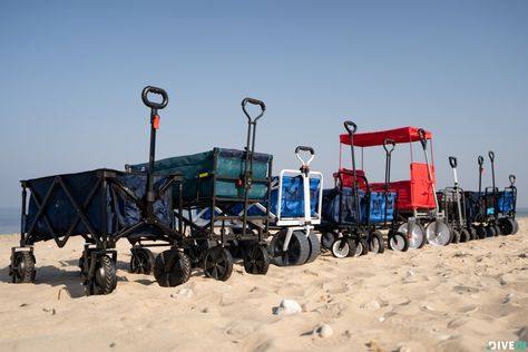 20 Best Beach Wagons & Carts in 2023 | Tested in Sand Beach Wagon Cart, Pull Wagon, Folding Cart, Beach Wagon, Beach Cart, Wagon Cart, Folding Wagon, Top 20, Wagons