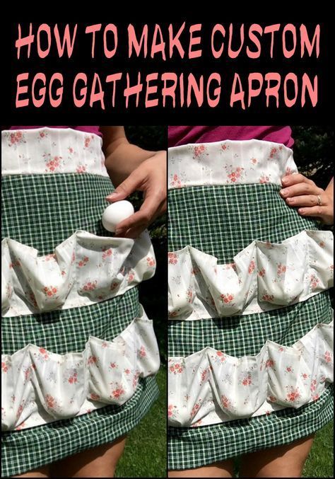 Gathering Aprons, Egg Gathering Apron, Egg Apron, Egg Collecting Apron, Gathering Apron, Apron Pattern Free, Chicken Aprons, Egg Aprons, Apron Tutorial