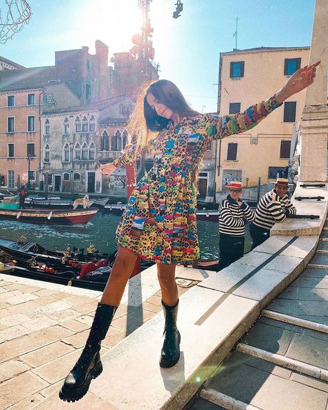 MARTA SIERRA on Instagram: “It’s safe to say my new @ottodame dress caught quite the attention. 💥 Also, do yourself a favor, and zoom in on the boat for the Titanic…” Marta Sierra, Pictures Of Venice, Nature Trip, Adventure Life, The Titanic, Life Nature, Aesthetic Picture, Epic Journey, On The Road Again