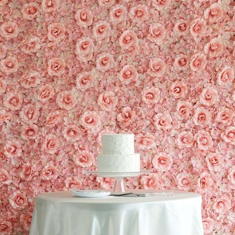 Flower & Grass Walls Party Centerpieces Diy, Flower Wall Backdrop, Flower Panels, Hydrangea Not Blooming, Silk Hydrangeas, Rose Wall, Silk Rose, Foam Flowers, Wall Backdrops