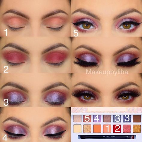 Carli Bybel Palette Looks, Carli Bybel Makeup, Carli Bybel Palette, Anastasia Makeup, Eye Eyeliner, Carli Bybel, Work Makeup, Makeup For Hazel Eyes, Makeup Course