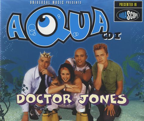 For Sale - Aqua Doctor Jones UK  CD single (CD5 / 5") - See this and 250,000 other rare & vintage vinyl records, singles, LPs & CDs at http://991.com 90s Nostalgia Early 2000s, 90s Nostalgia Aesthetic, 2000s Memories, Aqua Band, 1980s Nostalgia, 1990s Nostalgia, Nostalgia Art, Nostalgia Aesthetic, One Hit Wonder