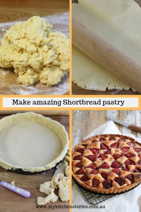 Shortbread Pastry, Baking Weights, Cake Rack, Custard Tart, Sweet Pie, Sweet Pastries, Kitchen Stories, Nice Cream, Baking Tins