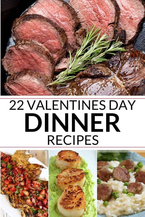 Valentine Dinner At Home, Valentines Home Dinner Ideas, Valentine Meals For Two, Valentine Recipes Dinner, Valentines Entree Ideas, Gluten Free Valentines Day Dinner, Valentines Dinner Ideas At Home, Valentines Meals Dinners, Valentines Day Dinner Ideas Romantic