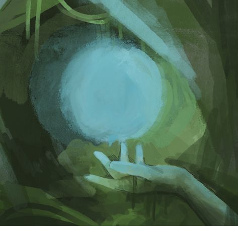 Glowing Orb Drawing, Glowing Orb Aesthetic, Glowing Orb Art, Hand Holding Orb, Blue Magic Aesthetic, Orb Aesthetic, Green Magic Aesthetic, Orb Drawing, Orb Painting