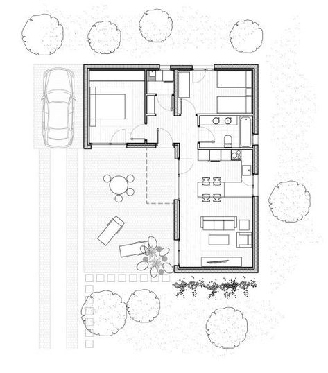 I will design autocad 2d floor plan, 3d floor plan, exterior and interior 3d designHi there! I'm an architect who designs high-quality Autocad 2d floor plans, 3D Floor Plans, Exterior, and interior 3d designs. I am available 24/7 to help you with my technical skills and knowledge.What am I offering?Autocad 2D Floor Plan (Design from scratch) for Residential, commercial, Restaurant, and office buildings.Redraw any architectural blueprint drawings in AutoCADComplete set of drawing for pre L Shaped House Plans, Small House Blueprints, L Shaped House, Small House Floor Plans, Architectural Floor Plans, Minimal House Design, House Layout Plans, Small House Plan, Small House Design Plans