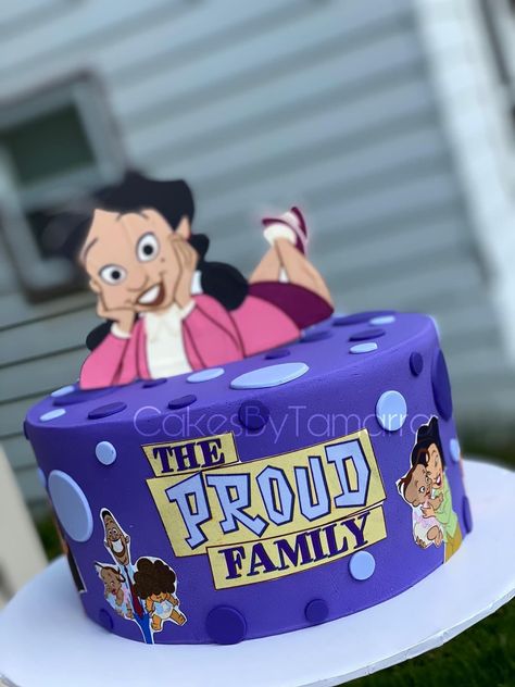 Proud Family Cake, London Party, Proud Family, Family Cake, Family Theme, 11th Birthday, Family Birthdays, Theme Party, Toy Chest