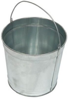 5-qt Outdoor Pail w/ Attached Bail, Galvanized Steel Chorus Line, Play Props, Broom Holder, Leap Day, Mops And Brooms, Vermont Wedding, School Of Rock, Plastic Buckets, Metal Bucket