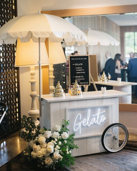 Something Seaside, Something Elegant… a closer look at the details from Nina & Andrew’s wedding at the gorgeous cliff side venue @sergeantsmess in Sydney’s Mosman. Styling @clothandconfettievents Hire @clothandconfettihire Candles @flortdesigns Photography @ataleoftwo.co @bare_productions Venue @sergeantsmess Gelato Cart @thelittlegelatocart ⠀⠀⠀⠀⠀⠀⠀⠀⠀ Looking for a stylist for your Sydney side wedding? Let’s Chat! ⠀⠀⠀⠀⠀⠀⠀⠀⠀ E: hello@clothandconfetti.com W: clothandconfetti.com 🤍 — #... Gelato Station Wedding, Gelato Wedding Bar, Ice Cream Station Wedding, Wedding Ice Cream Cart, Gelato Cart Wedding, Ice Cream Wedding Bar, Gelato Wedding, Ice Cream Cart Wedding, Wedding Ice Cream Bar