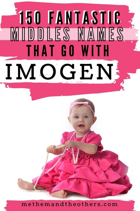 Middle names for Imogen plus nicknames for Imogen and names like Imogen. Imogen Name, One Syllable Names, Cool Middle Names, Old Fashioned Names, J Sound, Middle Names, Girls Names, Classic Names, Baby Advice